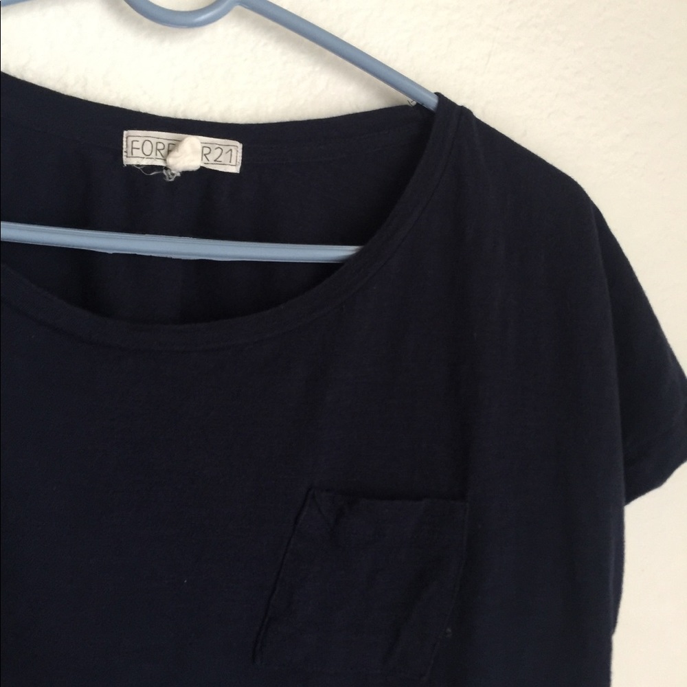 Navy crop top - Picture 2 of 2